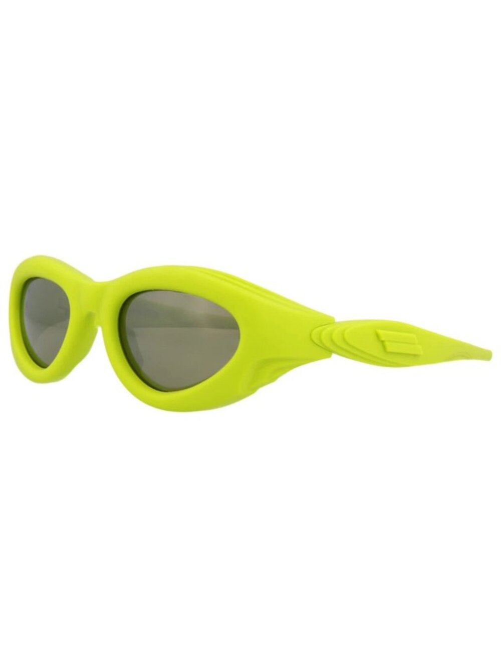 New Bottega Veneta Women's Sunglasses Round Oval Injection Frame Unisex Green